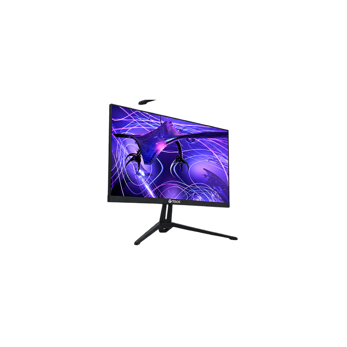 Monitor plano TEROS TE-2417S, 23.8" FHD IPS, 144Hz, 1ms, HDMI, DP, Audio out, Parlantes - vista 3