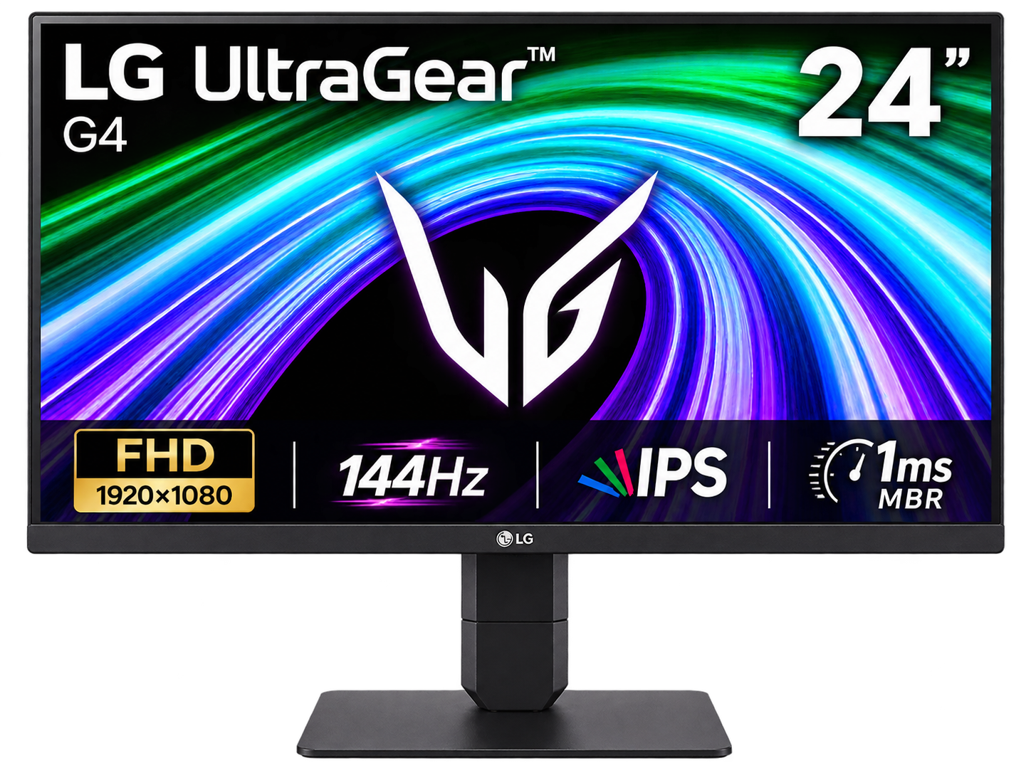 Monitor LG UltraGear G4 24G414B, 24"/FHD/IPS/144Hz/HDMI/DP/Salida para auriculares (3.5mm)